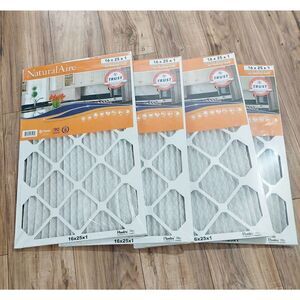 Flanders Naturalaire Filter w/ baking soda 4pk 16x25x1